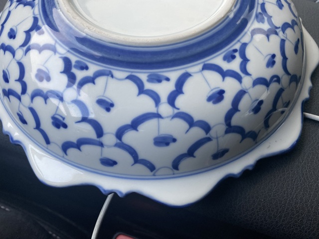 古玩陶瓷青花盤真品鑒賞圖