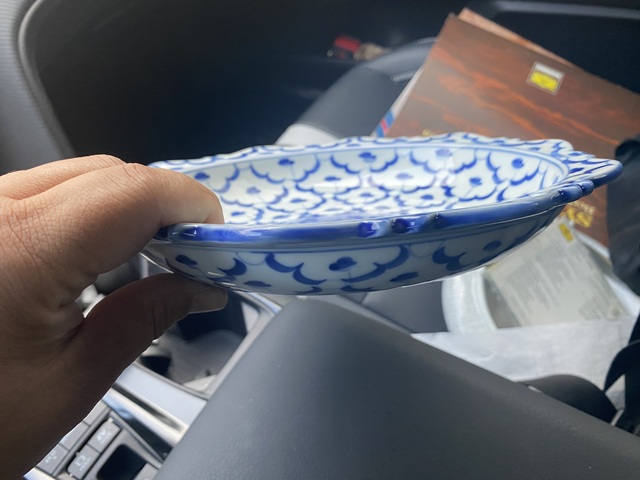 古玩陶瓷青花盤真品鑒賞圖