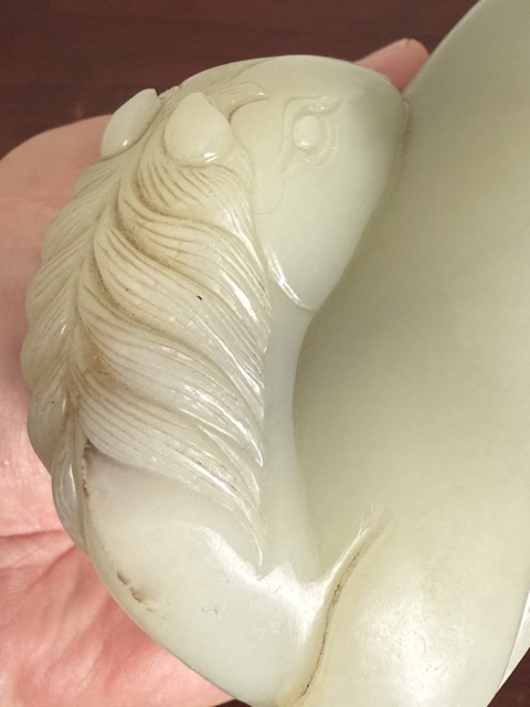 古玩玉器玉馬真品鑒賞圖