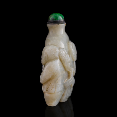 古玩玉器和田玉雕“鼻煙壺”真品鑒賞圖