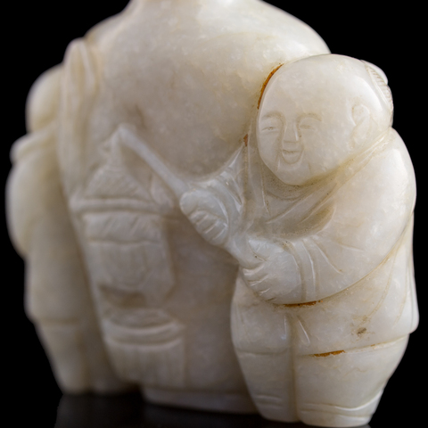 古玩玉器和田玉雕“鼻煙壺”真品鑒賞圖