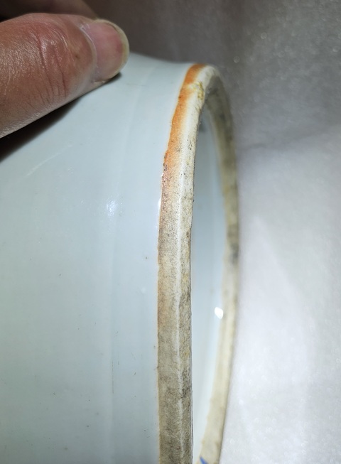 古玩陶瓷文王訪賢人物瓶真品鑒賞圖