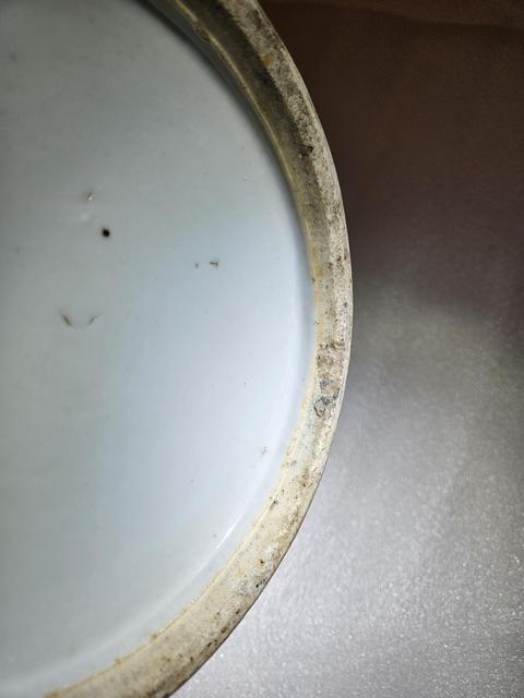 古玩陶瓷文王訪賢人物瓶真品鑒賞圖