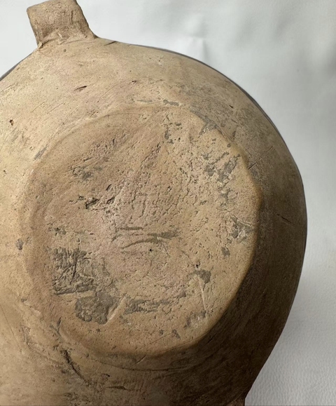 古玩陶瓷彩繪雙系陶壺真品鑒賞圖