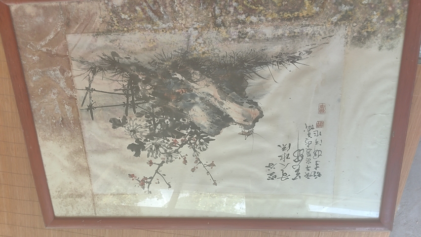 古玩字畫雄才款寫意花鳥真品鑒賞圖