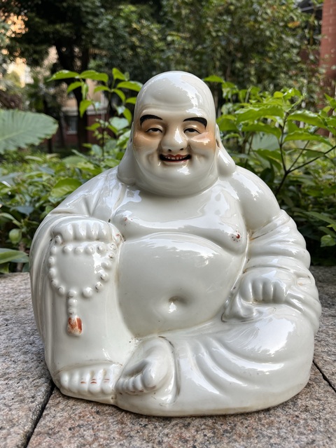 古玩陶瓷彌勒佛拍賣，當前價格3500元