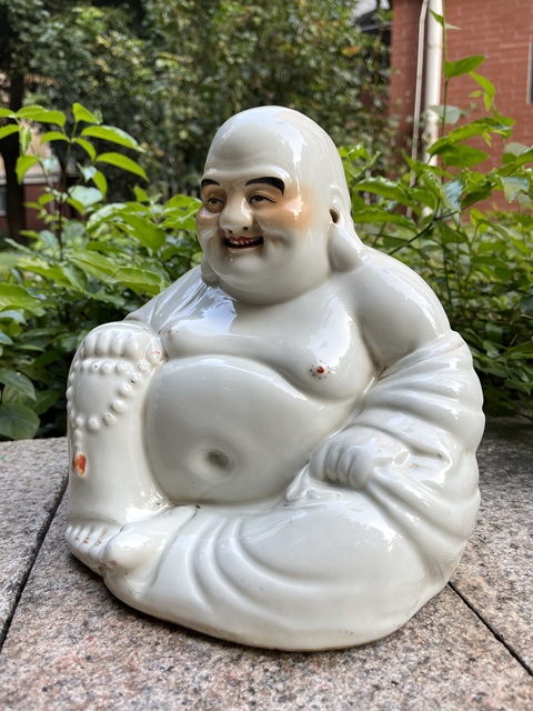 古玩陶瓷彌勒佛拍賣，當前價格3500元