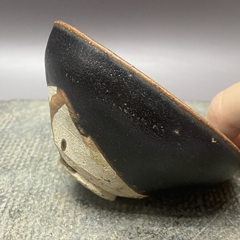 古玩陶瓷宋代黑釉盞拍賣,當前價格690元