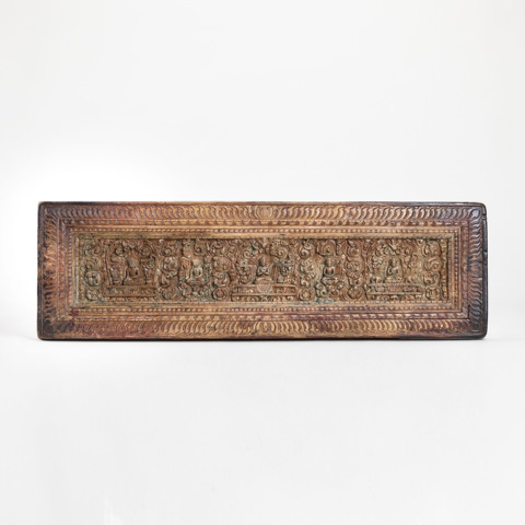 古玩雜項(xiàng)壓經(jīng)板真品鑒賞圖