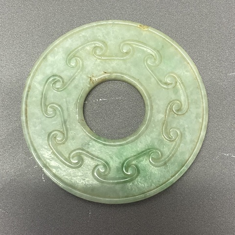 古玩陶瓷翡翠玉璧真品鑒賞圖