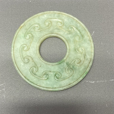 古玩陶瓷翡翠玉璧真品鑒賞圖