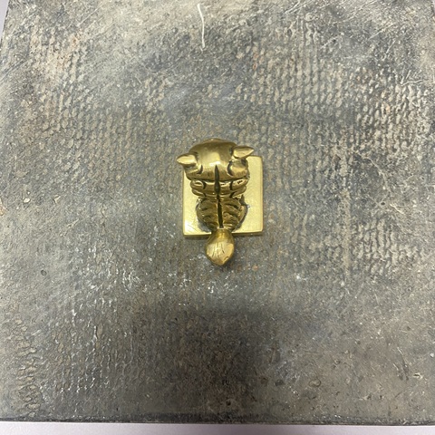 古玩陶瓷獅扭印章真品鑒賞圖