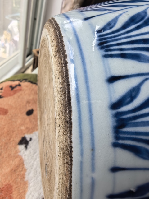 古玩陶瓷青花山水人物罐真品鑒賞圖