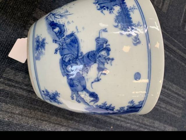 古玩陶瓷青花缸真品鑒賞圖