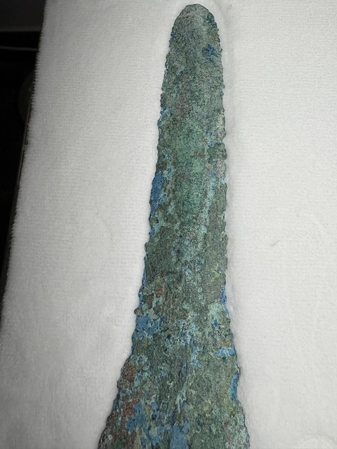 古玩銅器銅戈真品鑒賞圖
