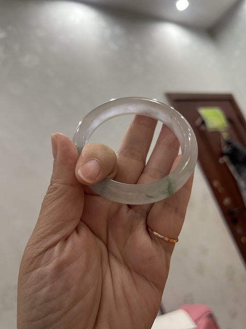 古玩玉器天然翡翠手鐲真品鑒賞圖