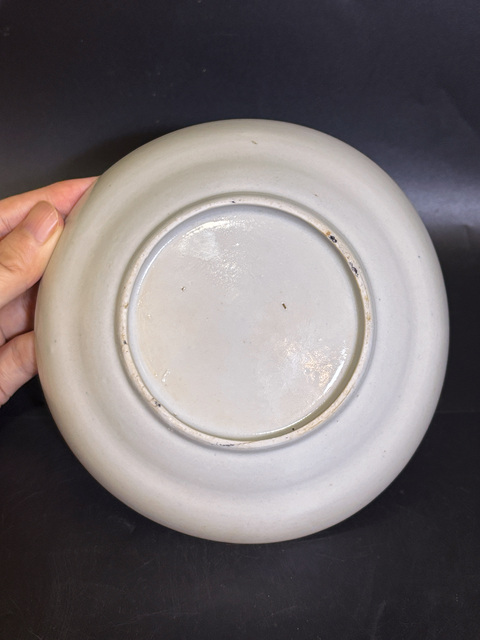 古玩陶瓷青花山水人物紋杯碟真品鑒賞圖
