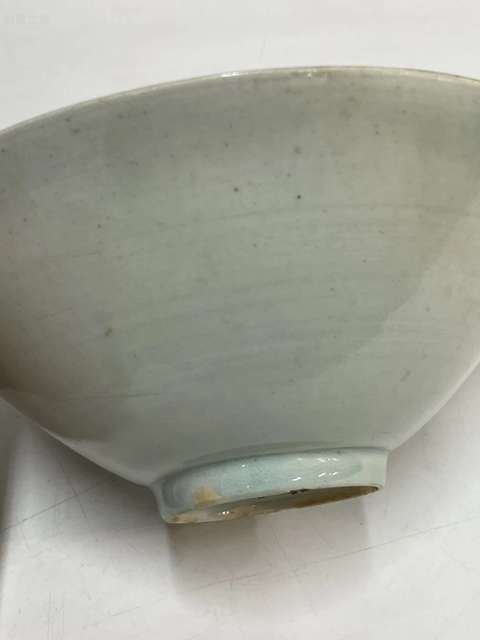 古玩陶瓷青白釉娃娃碗真品鑒賞圖