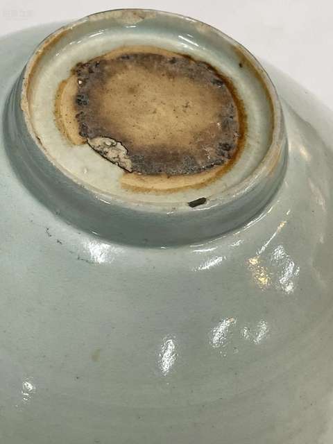 古玩陶瓷青白釉娃娃碗真品鑒賞圖