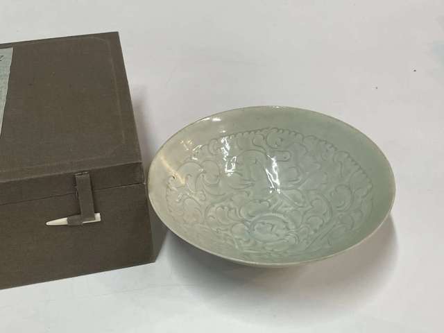 古玩陶瓷青白釉娃娃碗真品鑒賞圖