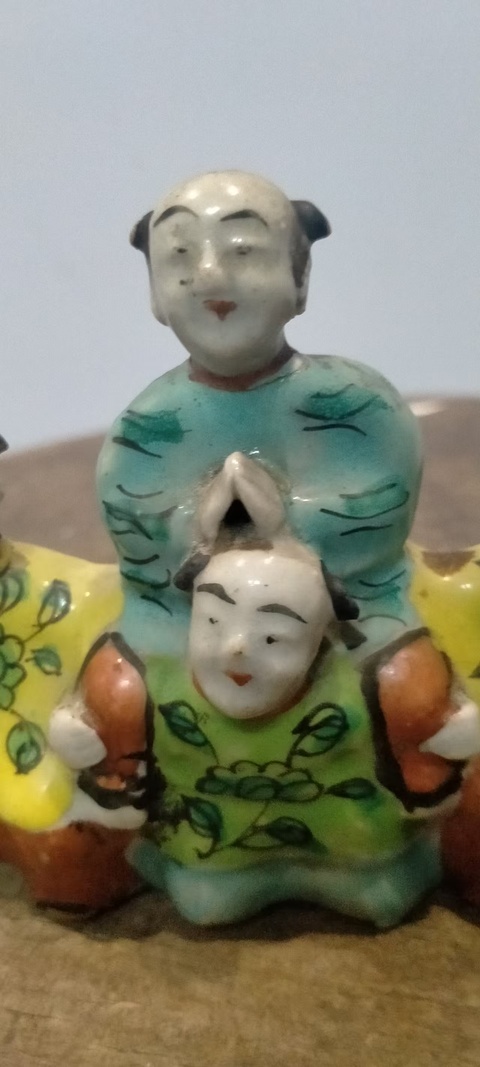 古玩陶瓷粉彩仿生瓷筆架山真品鑒賞圖