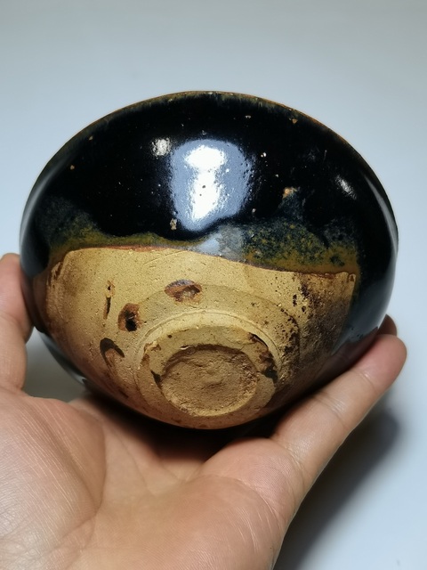 古玩陶瓷福清窯黑釉兔毫盞真品鑒賞圖
