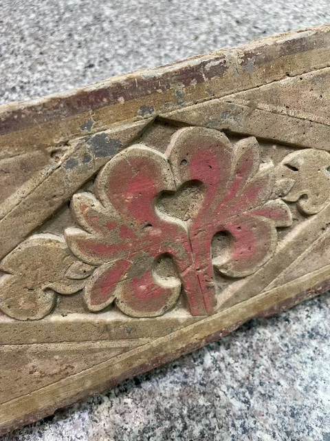 古玩陶瓷宋·彩繪磚雕真品鑒賞圖