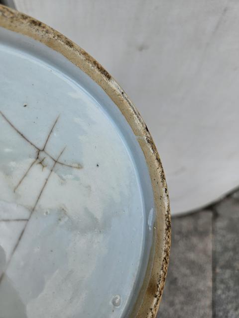 古玩陶瓷粉彩花鳥紋冬瓜罐真品鑒賞圖