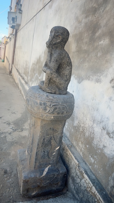 古玩雜項清.石猴子拍賣,當前價格3000元