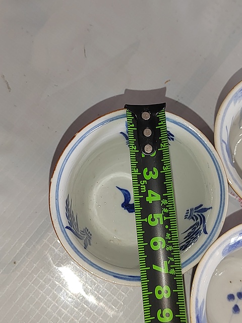 古玩陶瓷外紫金釉內青花杯拍賣,當前價格400元