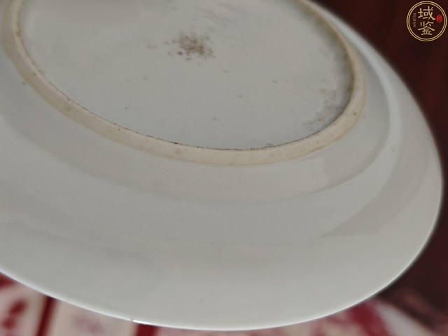 古玩陶瓷晚清青花龍紋盤真品鑒賞圖