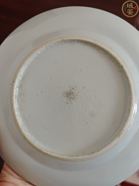 古玩陶瓷晚清青花龍紋盤真品鑒賞圖