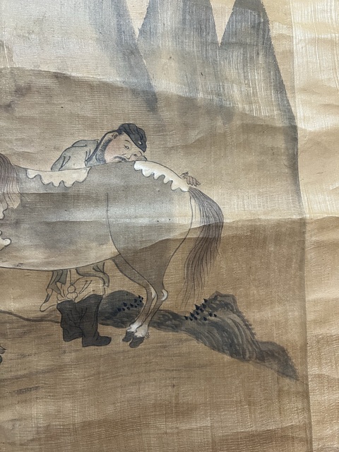 古玩字畫送別真品鑒賞圖