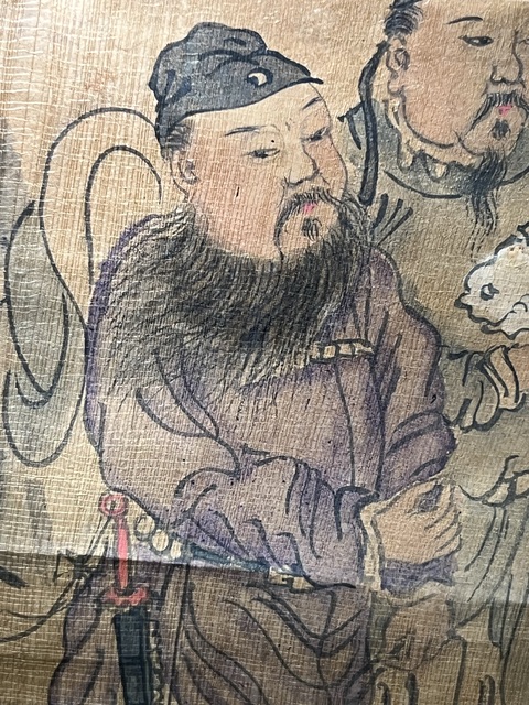 古玩字畫送別真品鑒賞圖