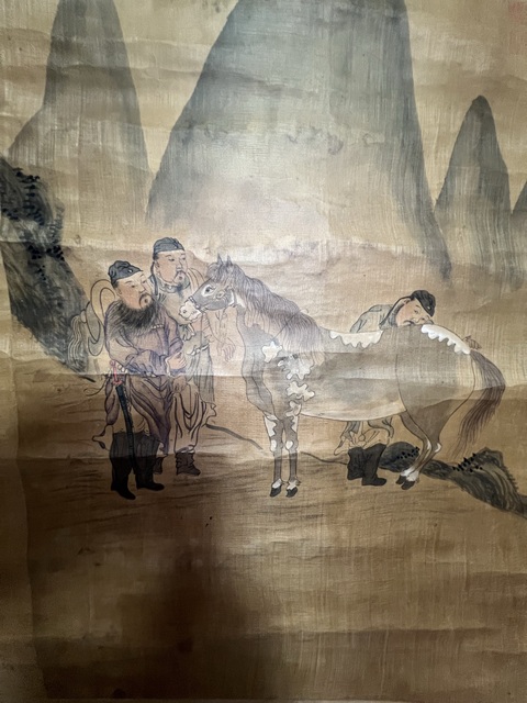 古玩字畫送別真品鑒賞圖