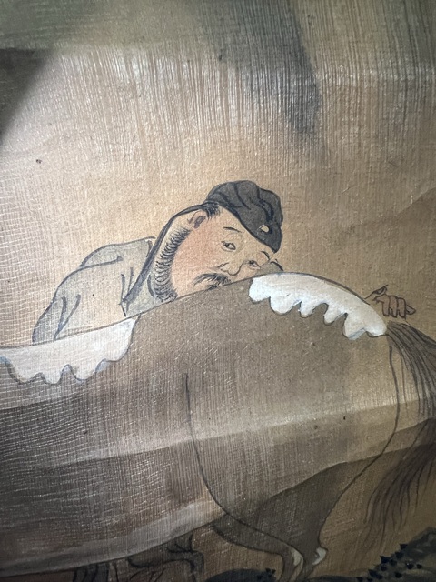 古玩字畫送別真品鑒賞圖