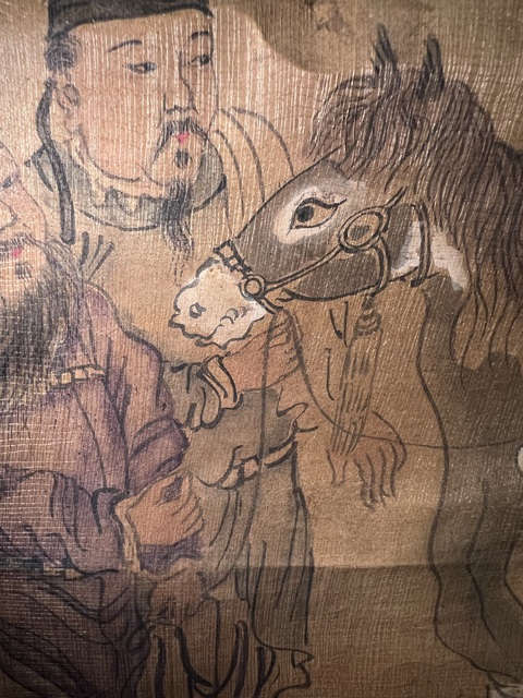 古玩字畫送別真品鑒賞圖