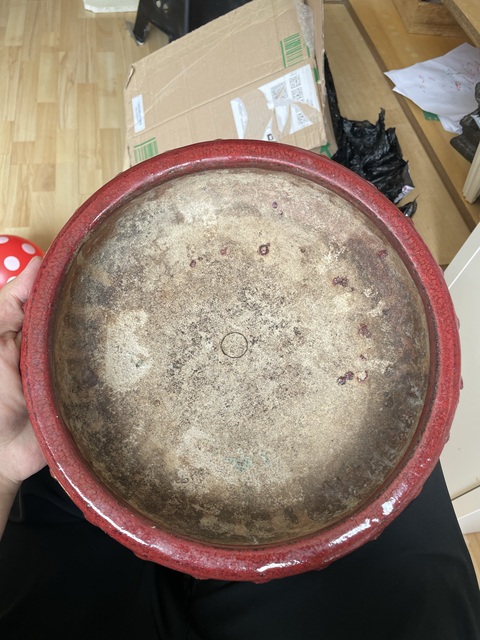 古玩陶瓷民國紅釉香爐真品鑒賞圖