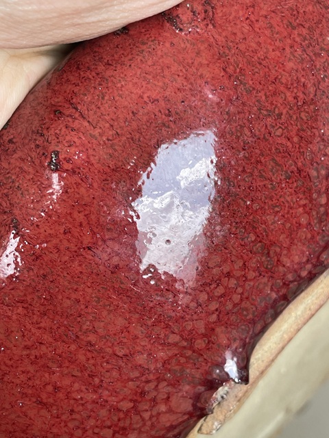 古玩陶瓷民國紅釉香爐真品鑒賞圖