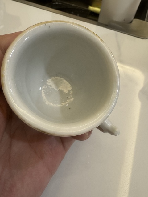 古玩陶瓷粉彩人物故事紋手把杯真品鑒賞圖