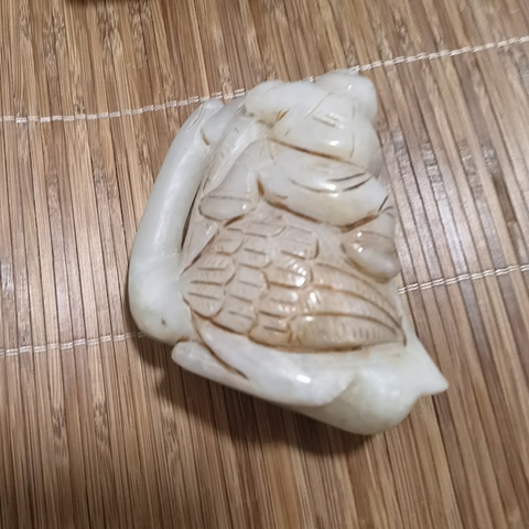 古玩玉器和田玉雕“羲之愛鵝”把件真品鑒賞圖