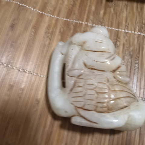 古玩玉器和田玉雕“羲之愛鵝”把件真品鑒賞圖