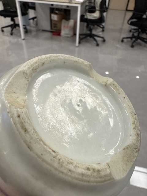 古玩陶瓷青花山水人物紋四系缸真品鑒賞圖