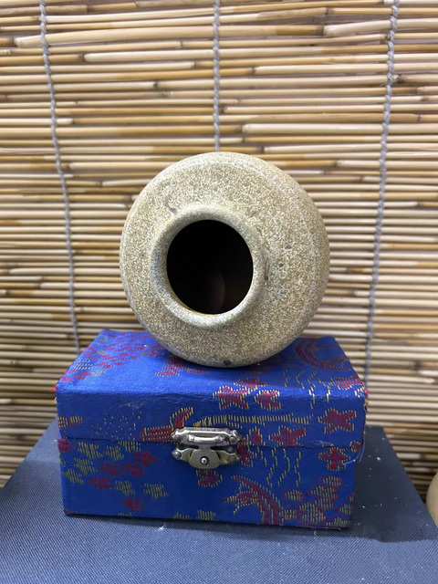 古玩陶瓷明代褐釉茶入拍賣，當前價格650元