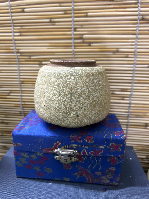古玩陶瓷明代褐釉茶入拍賣，當前價格650元