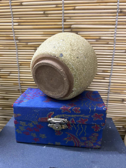 古玩陶瓷明代褐釉茶入拍賣，當前價格650元