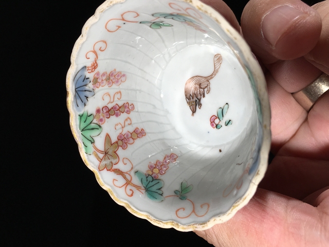 古玩陶瓷清雍正 粉彩蓮瓣杯真品鑒賞圖