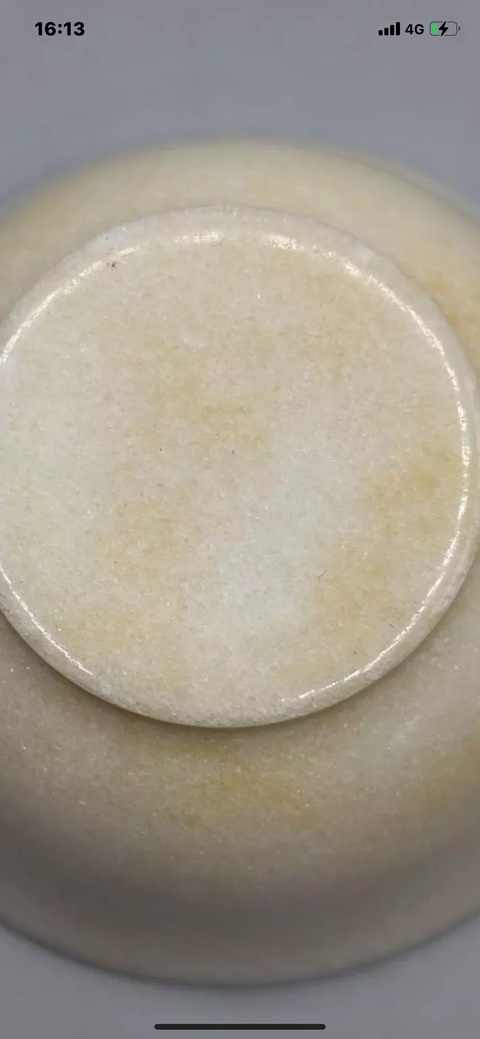古玩玉器漢白玉碗真品鑒賞圖