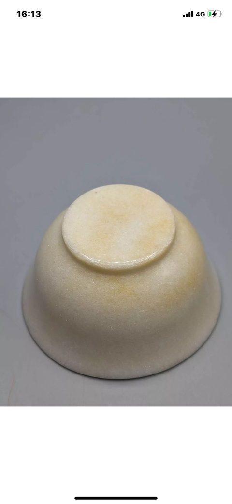 古玩玉器漢白玉碗真品鑒賞圖