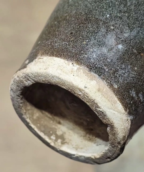 古玩陶瓷茶葉末釉小梅瓶真品鑒賞圖
